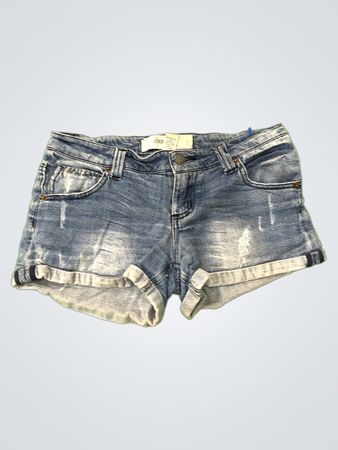 Charlotte Russe Distressed Denim Shorts