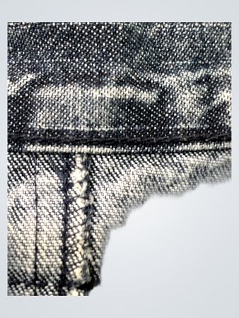 Gray Denim Skirt