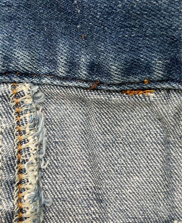 Distressed Denim Skirt