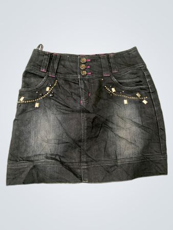 Queen Carol Jeans Skirt