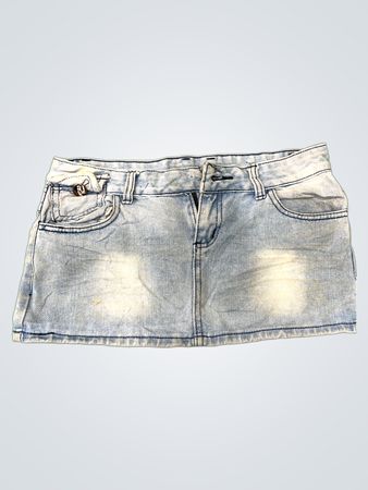 Light Blue Denim Skirt