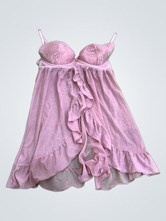 Pink Lace Chemise
