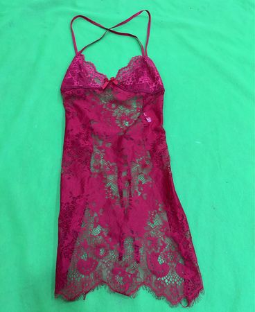 Pink Lace Chemise