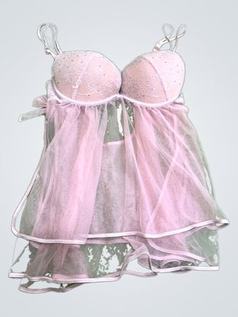 Pink Lace Chemise