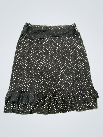 Black Polka Dot Skirt
