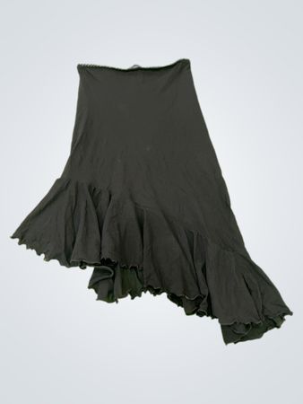 Black Ruffled Skirt