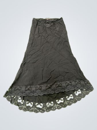 Victoria's Secret Black Skirt with Lace Trim