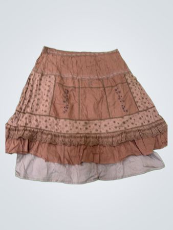 Brown and Gray Skirt