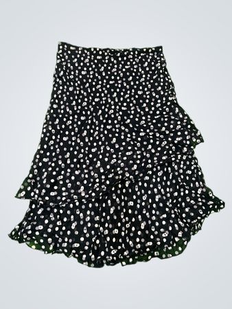 Black Polka Dot Skirt