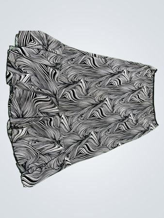 Black and White Patterned Fabric