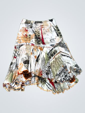 Floral Pattern Skirt