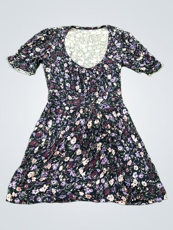 Atmosphere Floral Print Mini Dress