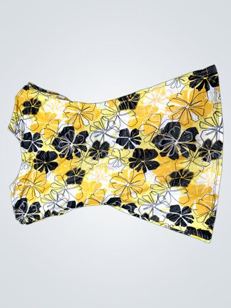 Gipani Women's Yellow Floral Print Top