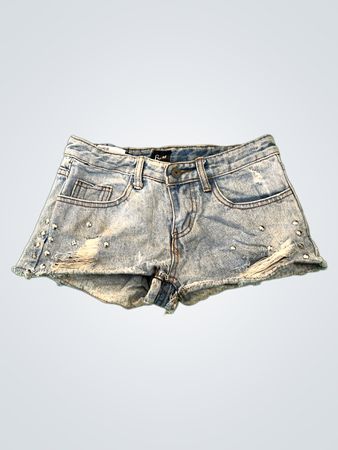 Light Blue Denim Shorts