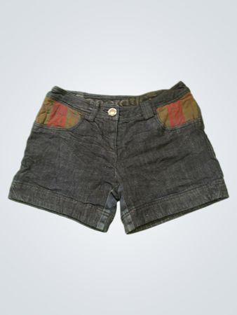 Bonstracie Gray Denim Shorts
