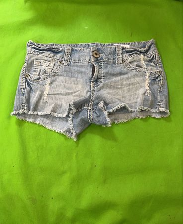 Red Camel Denim Shorts