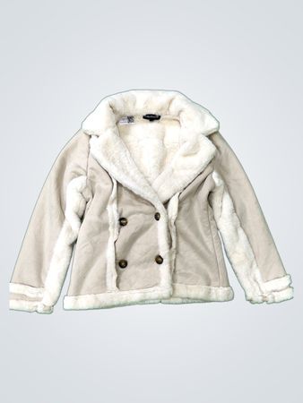 EillyBazar White Fur Jacket