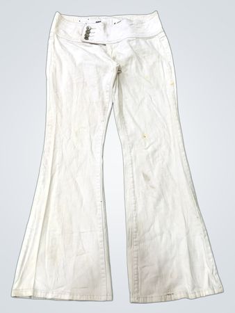 White Flare Jeans