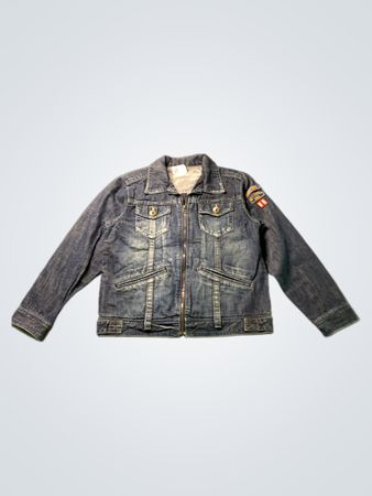 Denim Jacket with Patches