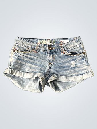 Hydraulic Denim Shorts