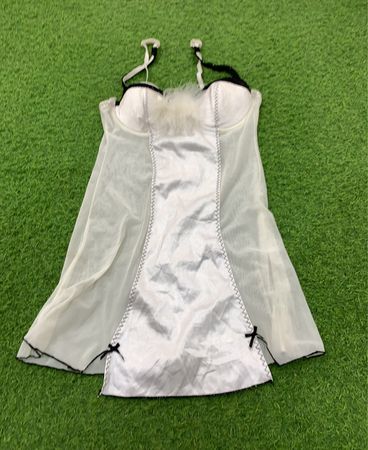 Weißes Babydoll-Lingerie