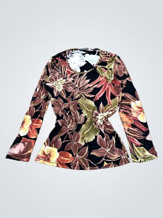 Jake's Floral Print Long Sleeve Top
