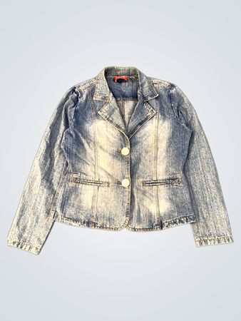 Long Faku Jeans Denim Jacket