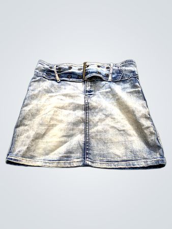 Pussy Jean's Company Denim Minirock mit Gürtel