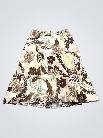 Alfred Dunner Petite Floral Print Skirt