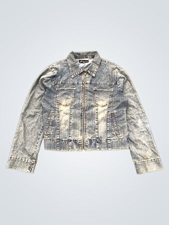 Veste en denim bleu