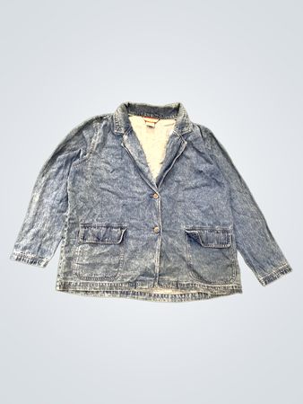Blazer en denim Tudor Court par Haband