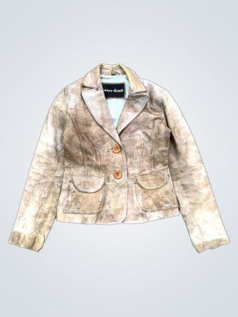 Goose Craft Brown Suede Blazer