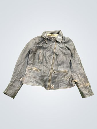 Chaqueta de cuero biker Oakwood