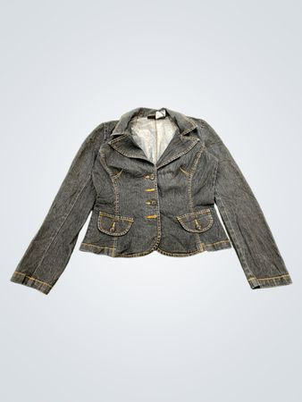 BISOU BISOU Michele Bohbot Denim Blazer