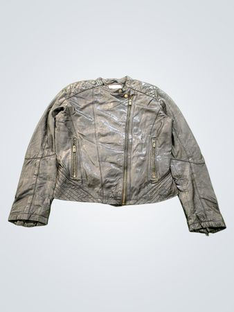 Pepe Jeans London Leather Biker Jacket