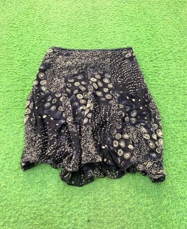 Jupe noire à motifs Lapis pour femmes