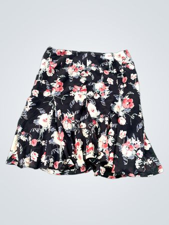 Chaps Floral Midi Skirt