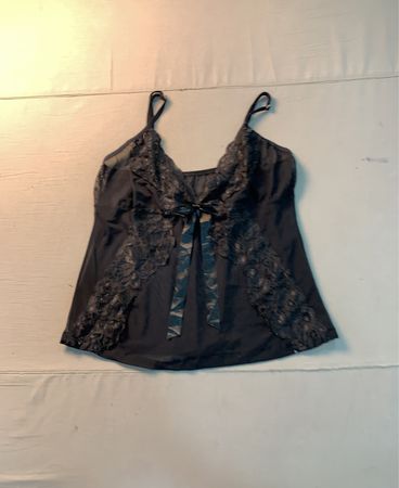 Débardeur à dentelle noire