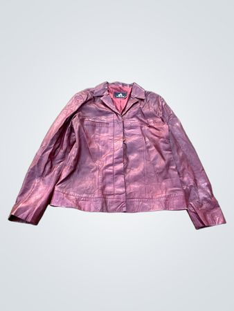 NAOKY Burgundy Leather Jacket