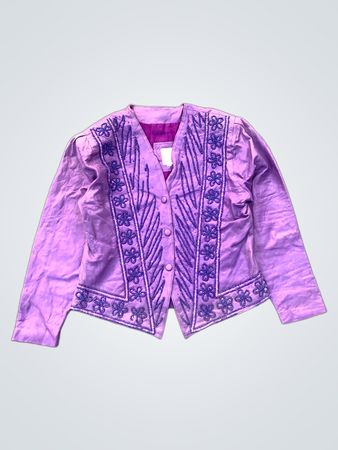Purple Beaded Jacket