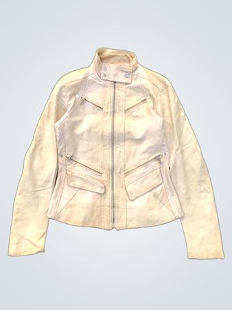 CFlyn blouson en cuir beige