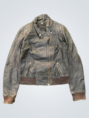 Veste bomber en cuir Pimkie