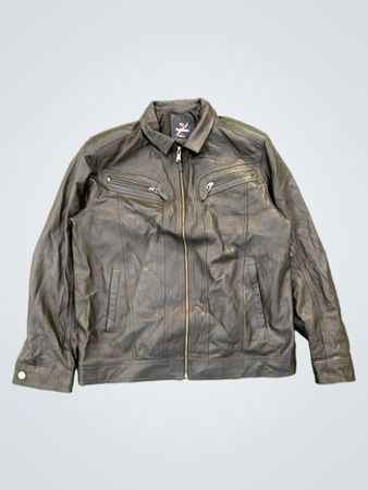 Pool Wasser Classic メンズレザー ジャケット