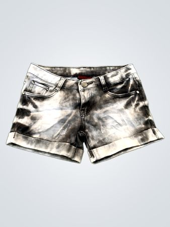 Belaidiya gewaschene Denim-Shorts