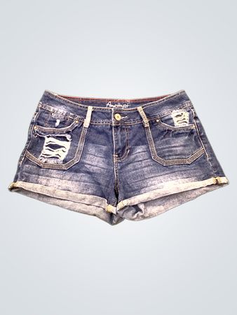 Amethyst Damen Destroyed-Jeansshorts