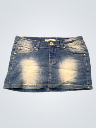 AD'ORO Damen Blue Denim Minirock