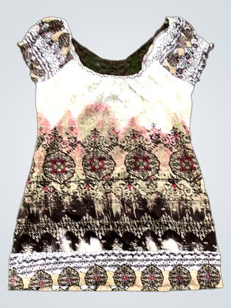 Damen-Tunika mit verziertem Print