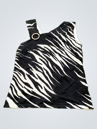 Joseph A. "Qu'est-ce que c'est Silk?" Zebra-Print-Oberteil