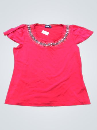 Rotes verziertes Top