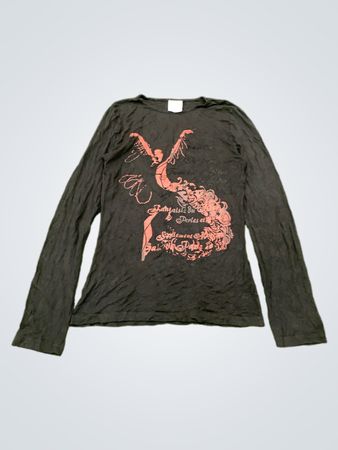 GINA BENOTTI Schwarzes Langarmshirt